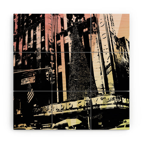 Amy Smith Radio City Music Hall Wood Wall Mural