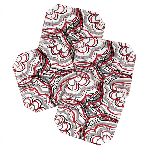 Amy Smith Red 1 Coaster Set