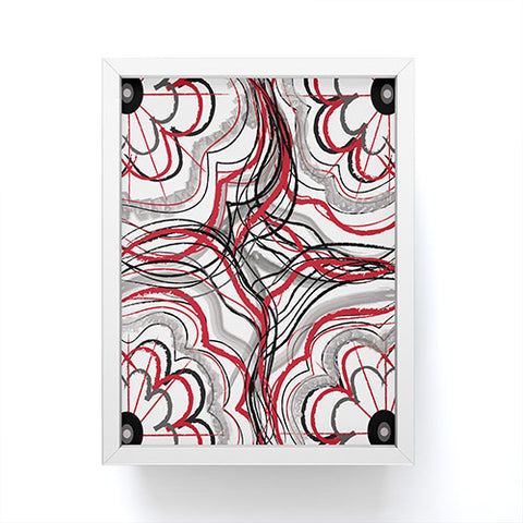 Amy Smith Red 1 Framed Mini Art Print