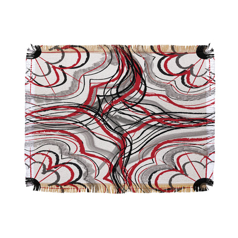 Amy Smith Red 1 Throw Blanket