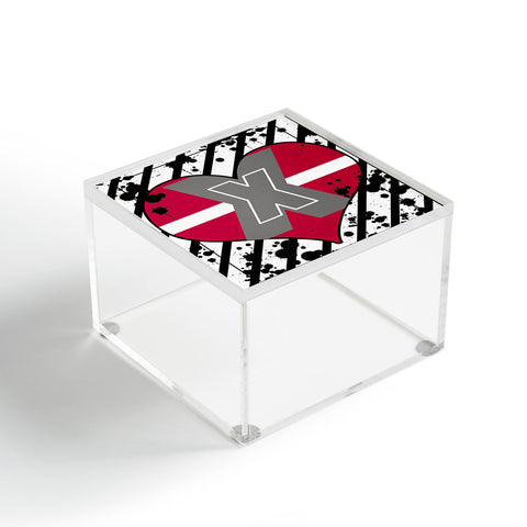 Amy Smith Red Heart Acrylic Box