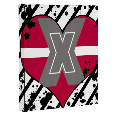 Amy Smith Red Heart Art Canvas