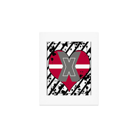 Amy Smith Red Heart Art Print