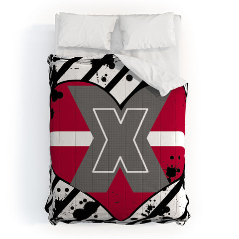 Amy Smith Red Heart Comforter