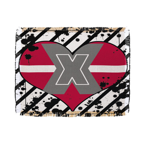 Amy Smith Red Heart Throw Blanket