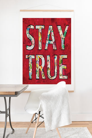 Amy Smith Stay True Art Print And Hanger