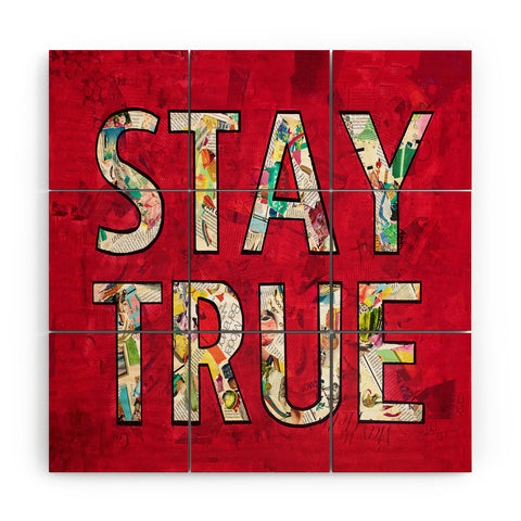 Amy Smith Stay True Wood Wall Mural