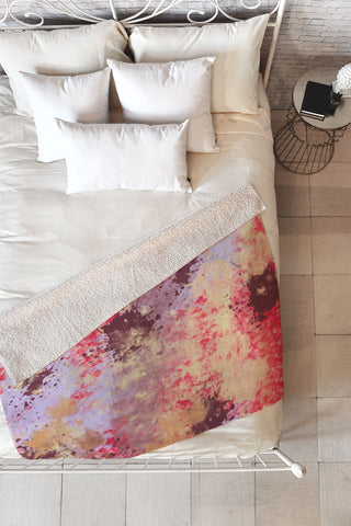 Amy Smith Sweet Grunge Fleece Throw Blanket