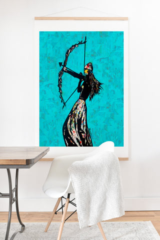 Amy Smith The Archer Art Print And Hanger