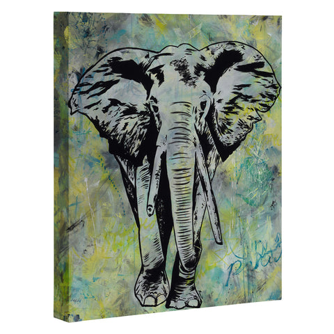 Amy Smith The Tough Elephant Art Canvas