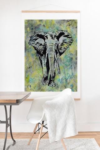 Amy Smith The Tough Elephant Art Print And Hanger