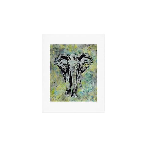 Amy Smith The Tough Elephant Art Print