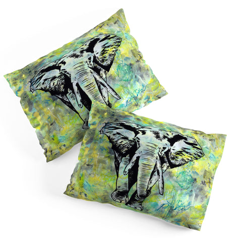 Amy Smith The Tough Elephant Pillow Shams