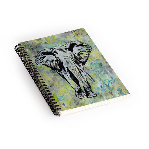 Amy Smith The Tough Elephant Spiral Notebook