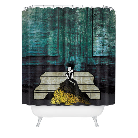 Amy Smith Waiting Shower Curtain