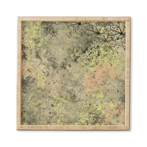 Amy Smith Yellow Light Floral Framed Wall Art