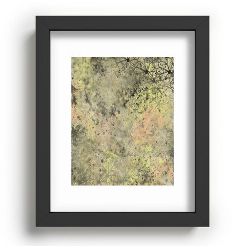 Amy Smith Yellow Light Floral Recessed Framing Rectangle