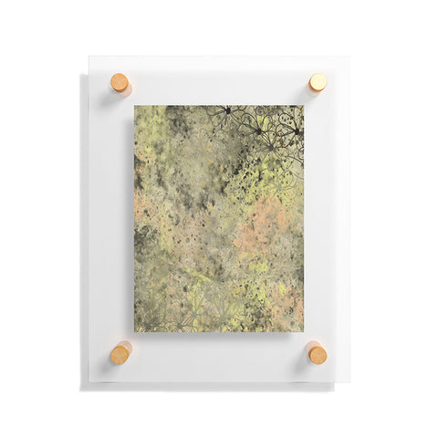 Amy Smith Yellow Light Floral Floating Acrylic Print