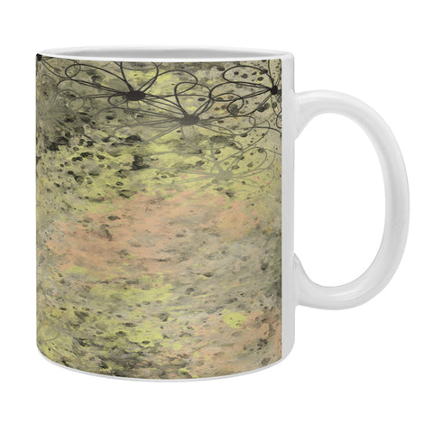 Amy Smith Yellow Light Floral Coffee Mug