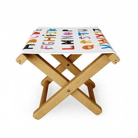 Ana Carvalho ABC The Monster Alphabet Folding Stool