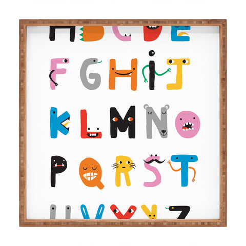 Ana Carvalho ABC The Monster Alphabet Square Tray