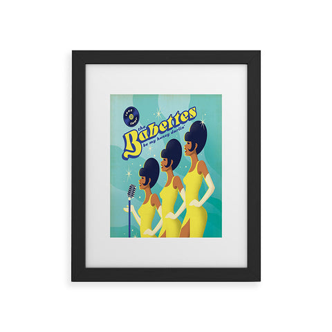 Anderson Design Group 1960s Babettes Framed Art Print