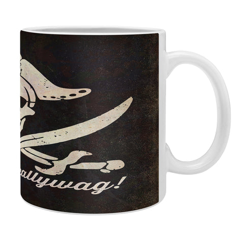 Anderson Design Group Ahoy Ye Scallywag Pirate Flag Coffee Mug
