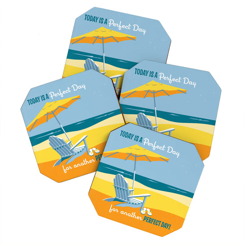 Anderson Design Group Another Perfect Day Coaster Set