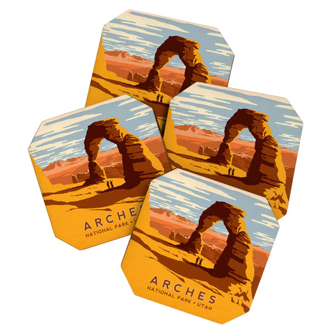 Anderson Design Group Arches Coaster Set