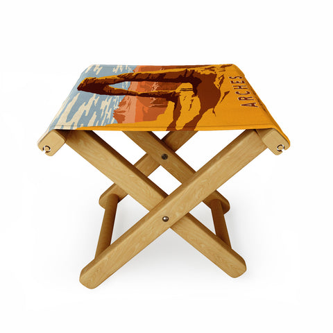 Anderson Design Group Arches Folding Stool