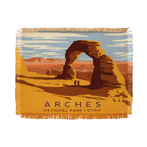 Anderson Design Group Arches Throw Blanket