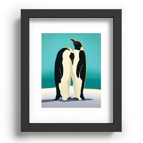 Anderson Design Group Arctic Penguins Recessed Framing Rectangle