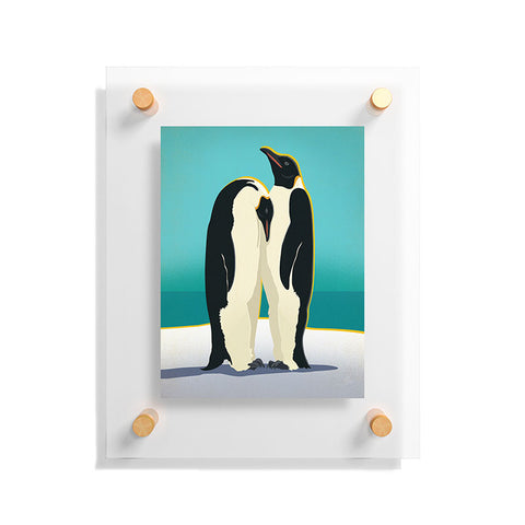 Anderson Design Group Arctic Penguins Floating Acrylic Print