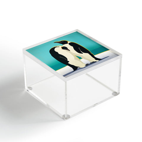 Anderson Design Group Arctic Penguins Acrylic Box