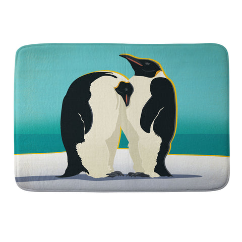 Anderson Design Group Arctic Penguins Memory Foam Bath Mat