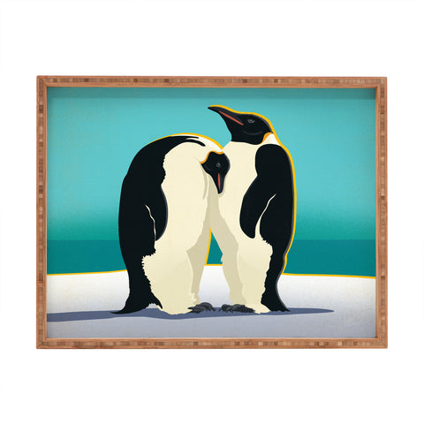 Anderson Design Group Arctic Penguins Rectangular Tray