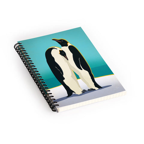 Anderson Design Group Arctic Penguins Spiral Notebook