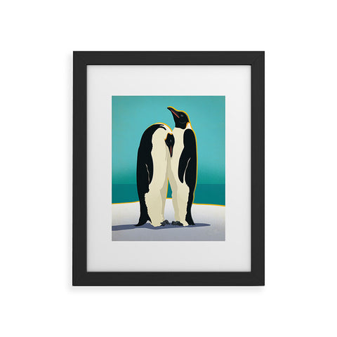 Anderson Design Group Arctic Penguins Framed Art Print