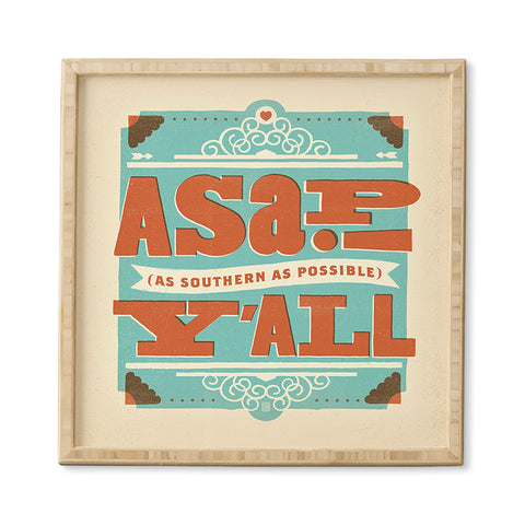 Anderson Design Group ASAP Framed Wall Art