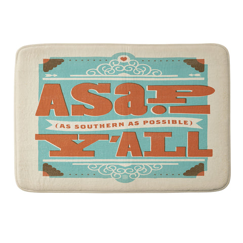 Anderson Design Group ASAP Memory Foam Bath Mat