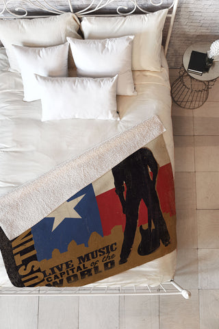 Anderson Design Group Austin Fleece Throw Blanket