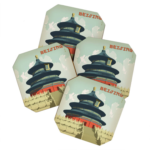 Anderson Design Group Beijing Coaster Set