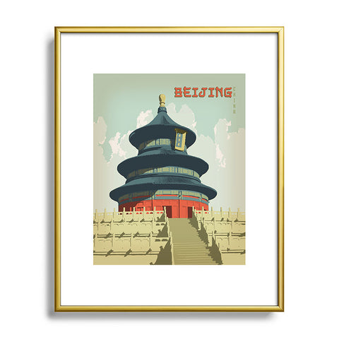Anderson Design Group Beijing Metal Framed Art Print