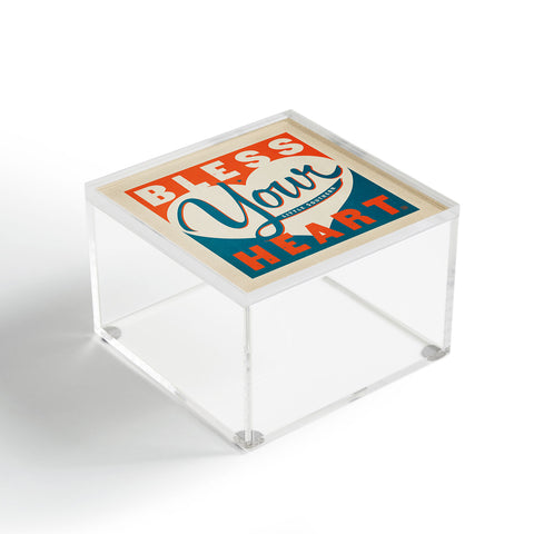 Anderson Design Group Bless Your Heart Acrylic Box