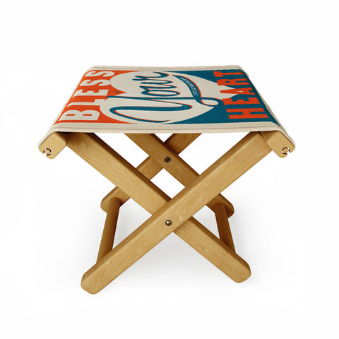 Anderson Design Group Bless Your Heart Folding Stool