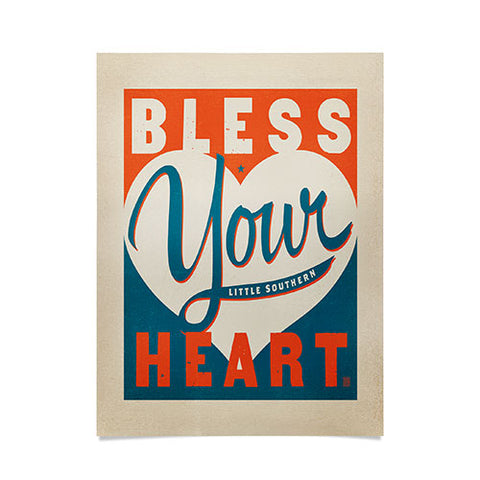 Anderson Design Group Bless Your Heart Poster