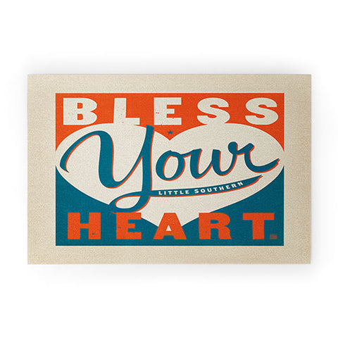 Anderson Design Group Bless Your Heart Welcome Mat