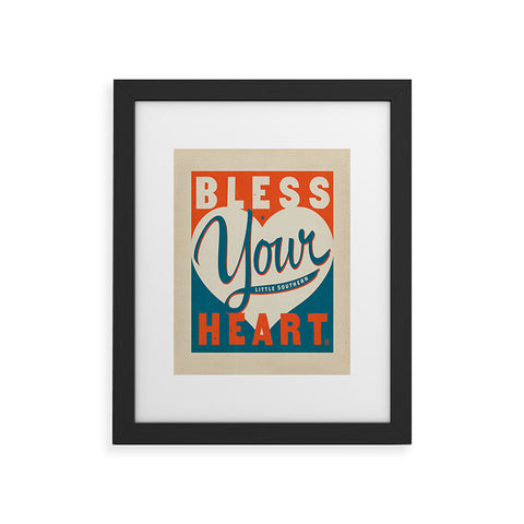 Anderson Design Group Bless Your Heart Framed Art Print