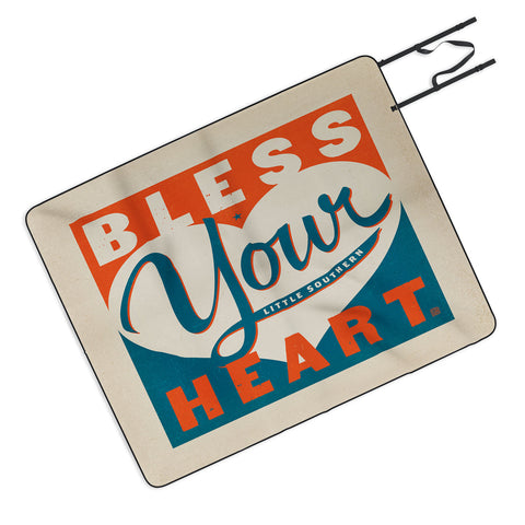 Anderson Design Group Bless Your Heart Picnic Blanket