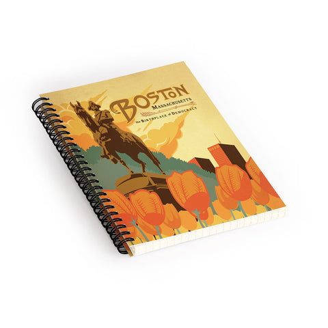 Anderson Design Group Boston Spiral Notebook
